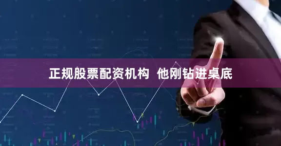 正规股票配资机构  他刚钻进桌底